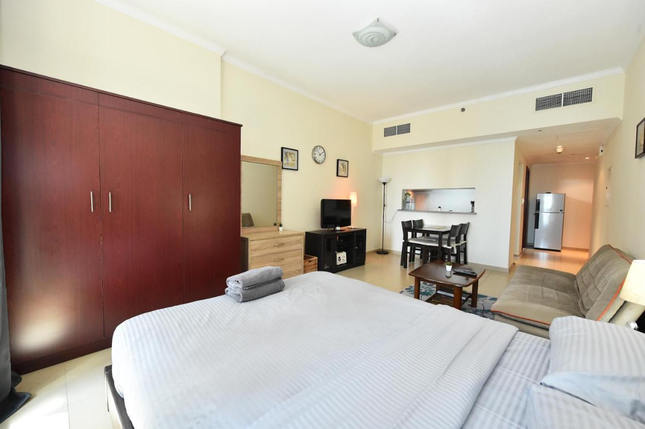 Luxury Escapes - Studio In Jlt X1 Tower Close To Metro Dubaj Kültér fotó